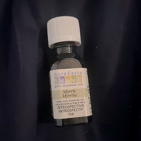 NWT Aura Cacia Myrrh essential oil 15ml - Picture 3 of 3